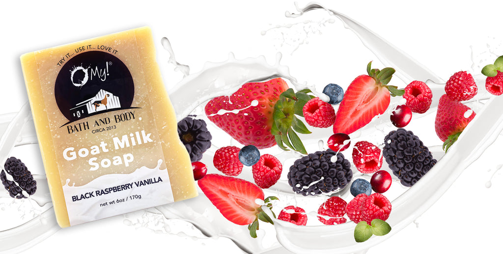 O My! Black Raspberry Vanilla Goat Milk Soap Fragrance of the Month savings of 25%