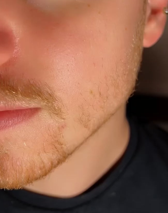 Load video: O My! Beard Oil | Helps to Tame those Grizzly Whiskers Like No Other! | Made with 3 pure ingredients | Made in USA