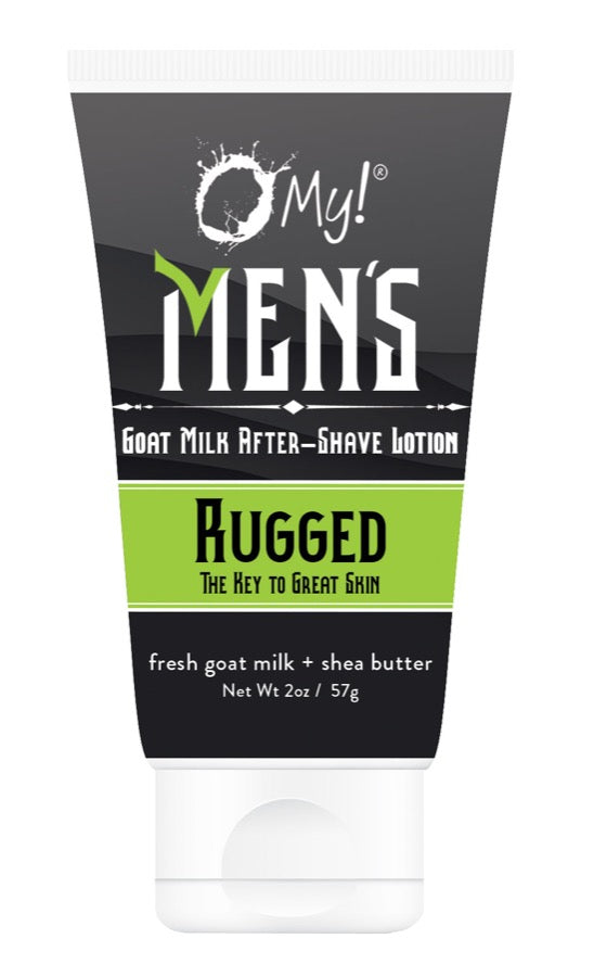 O My! Men's Goat Milk After-Shave Lotion - Travel Size - Rugged