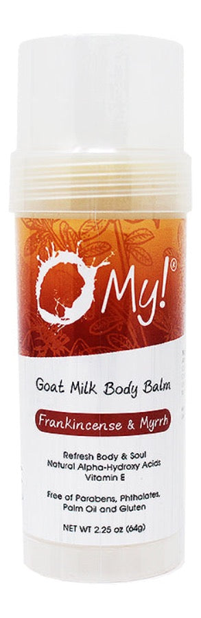 O My! Goat Milk Body Balm - Frankincense and Myrrh Essential Oil