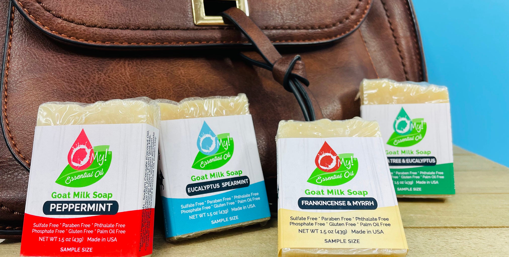 Essential Oil 4-Pack Traveler Soaps