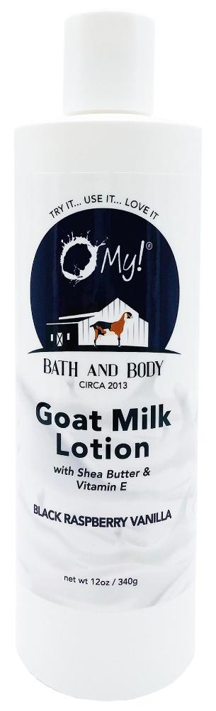 O My! Goat Milk Lotion Family Size Black Raspberry Vanilla