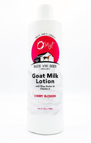 O My! Goat Milk Family Size Lotion 12oz Cherry Blossom