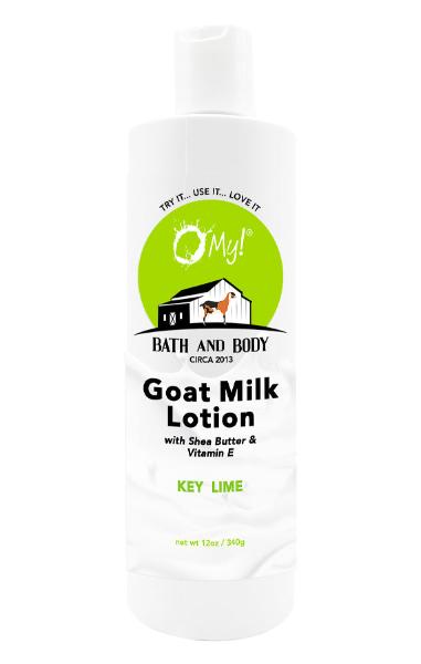 O My! Goat Milk Family Size Lotion 12oz Key Lime