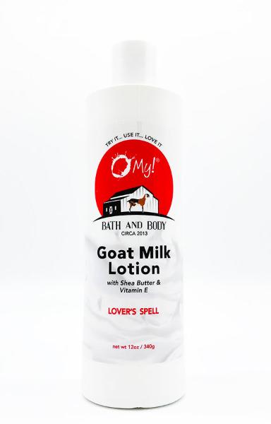 O My! Goat Milk Family Size Lotion 12oz Lover's Spell