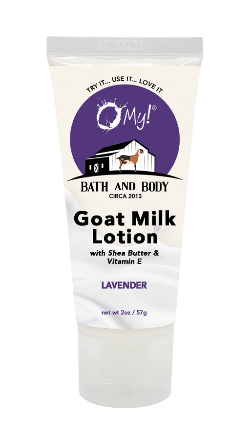 O My! Goat Milk Lotion 2oz Traveler Tube Lavender