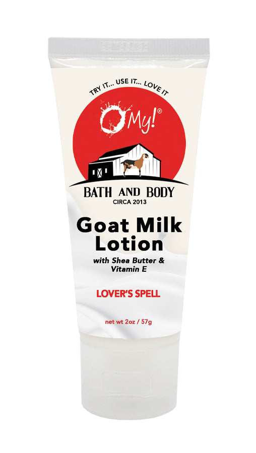 O My! Goat Milk Lotion 2oz Traveler Tube Lover's Spell
