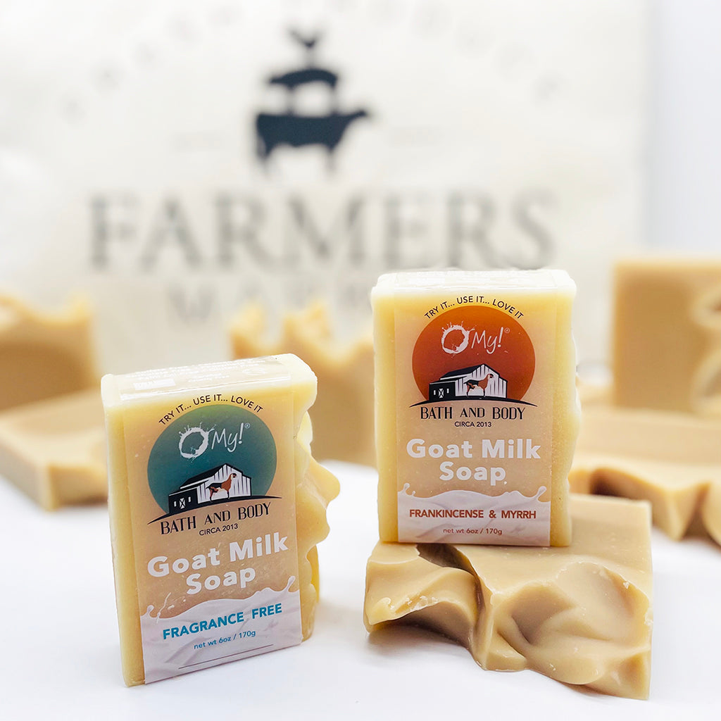 Farmer Market Artisan Natural Goat Milk Soap - Frankincense & Myrrh