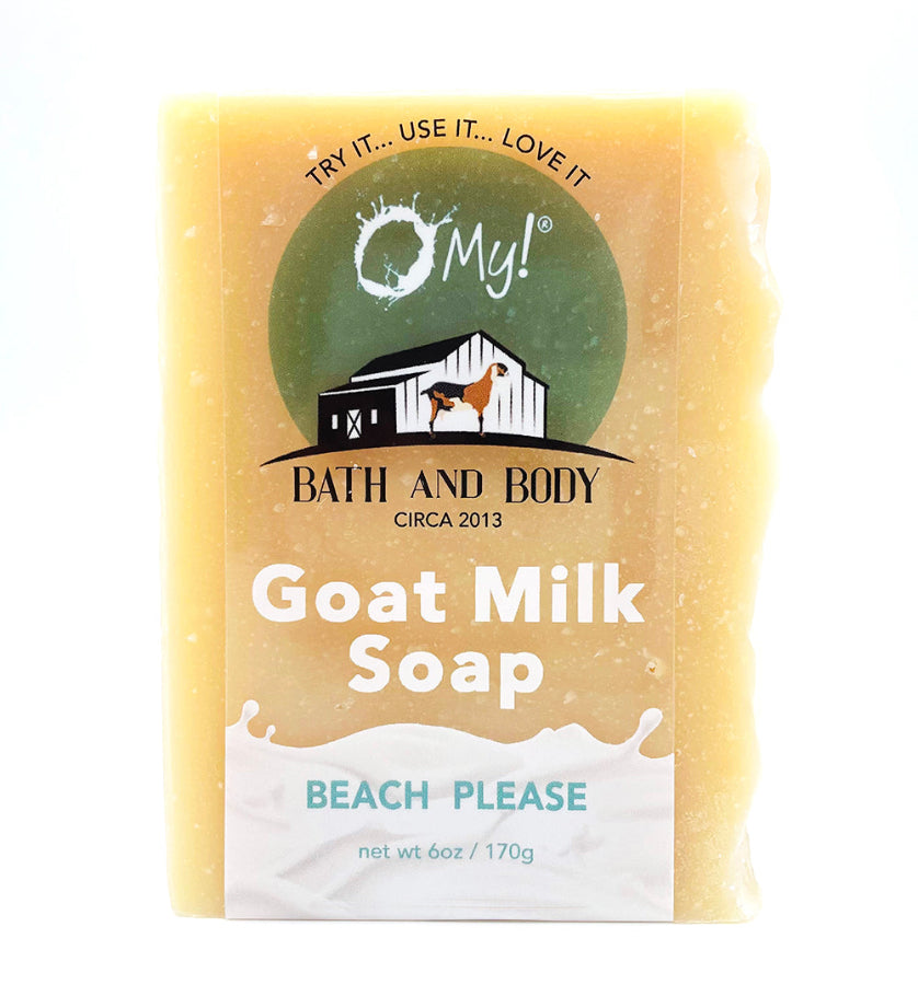 O My! America the Beautiful Goat Milk Bath and Body Moisture Bundle Beach Please