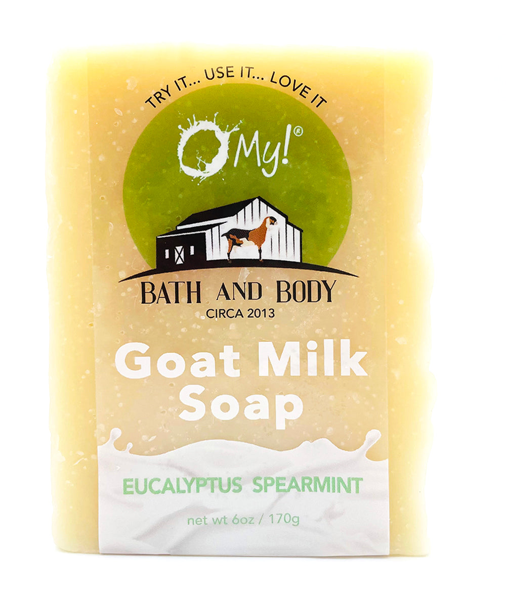 O My! Goat Milk Essential Oil Soap Bar | Made with Raw Goat Milk | 100% Pure Essential Oils | Free of Parabens | Handcrafted in USA