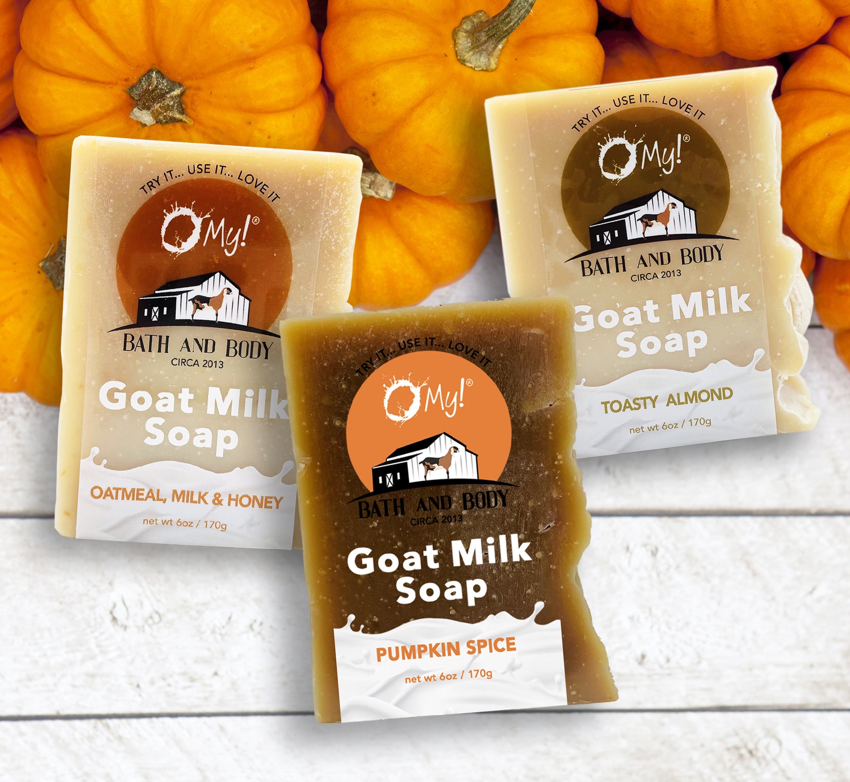 O My! Autumn Beauty Soap Trio