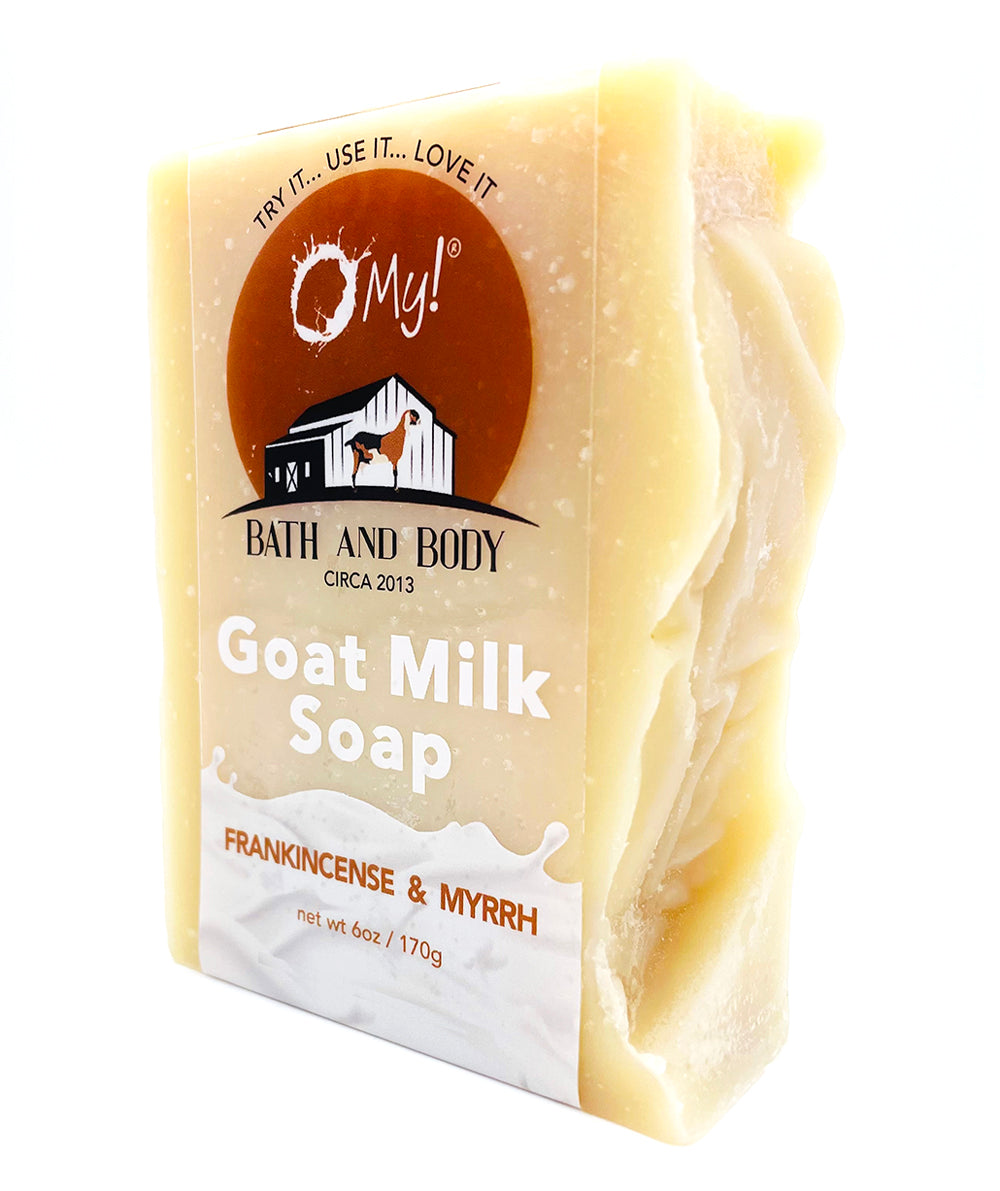 O My! Goat Milk Essential Oil Soap Bar | Made with Raw Goat Milk | 100% Pure Essential Oils | Free of Parabens | Handcrafted in USA