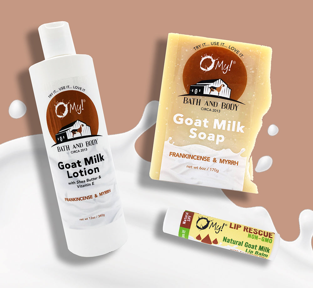 O My! Milky Moisture Skincare Bundle Frankincense & Myrrh
