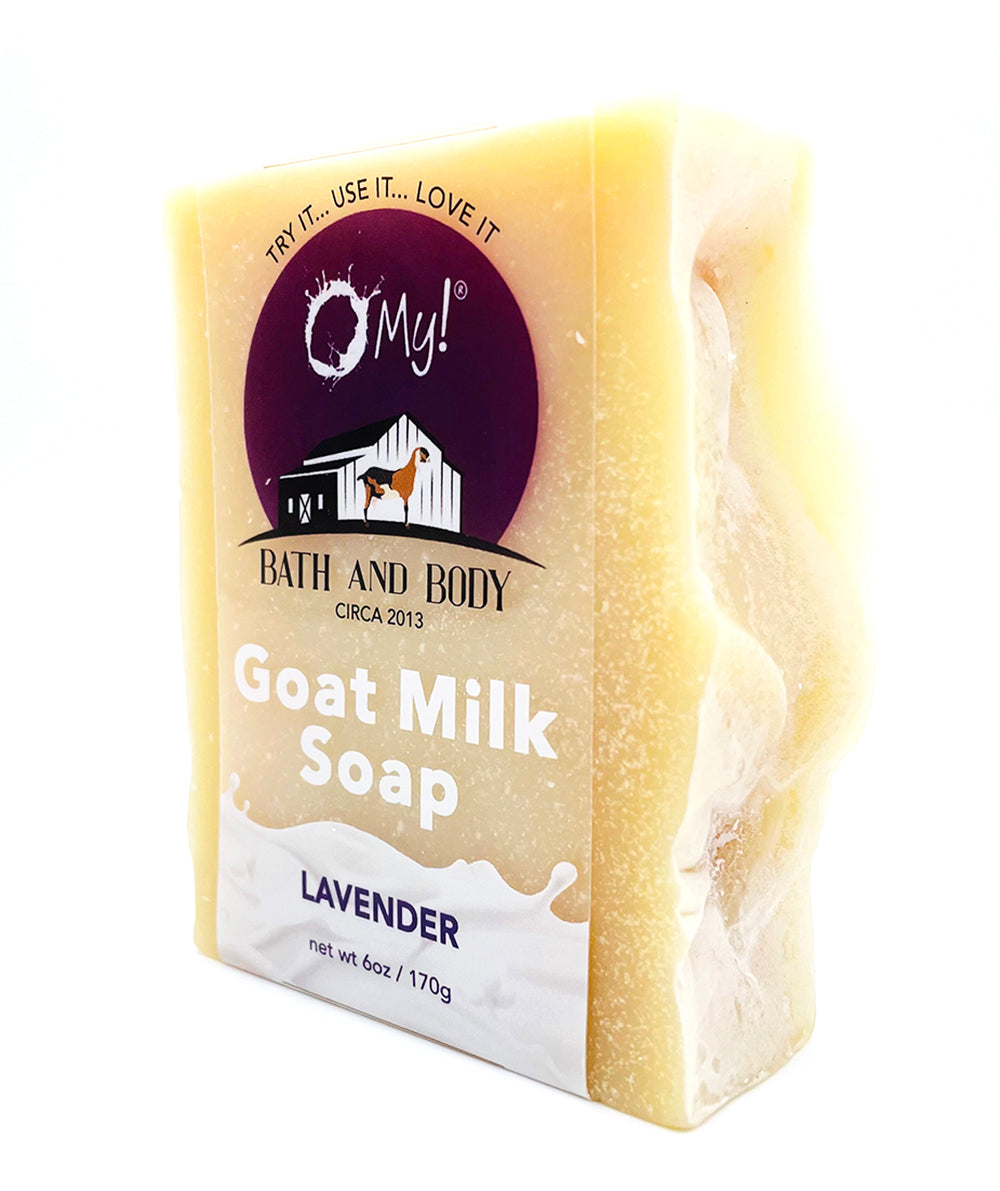 O My! Goat Milk Essential Oil Soap Bar | Made with Raw Goat Milk | 100% Pure Essential Oils | Free of Parabens | Handcrafted in USA