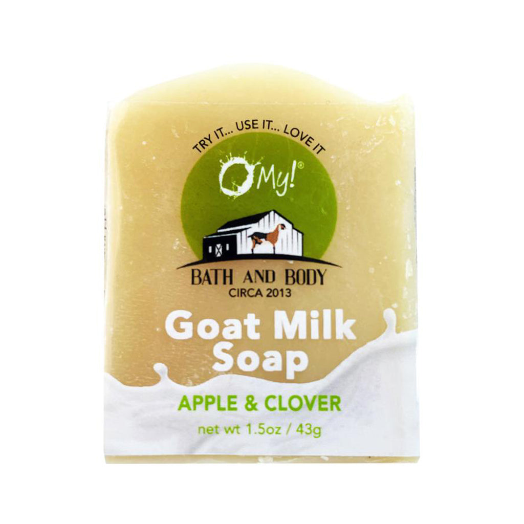 O My! Goat Milk Soap Bar Hotel Size 1.5oz Traveler | Made with Raw Goat Milk | Free of Parabens & More | Handcrafted USA