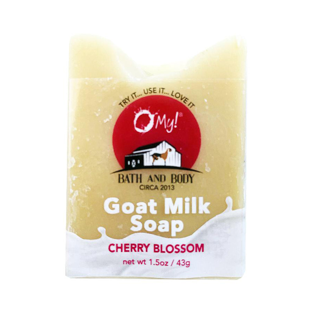 O My! Goat Milk Soap Bar Hotel Size 1.5oz Traveler | Made with Raw Goat Milk | Free of Parabens & More | Handcrafted USA