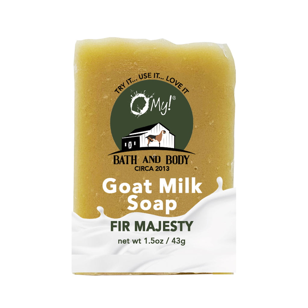 O My! Goat Milk Soap Bar Hotel Size 1.5oz Traveler | Made with Raw Goat Milk | Free of Parabens & More | Handcrafted USA
