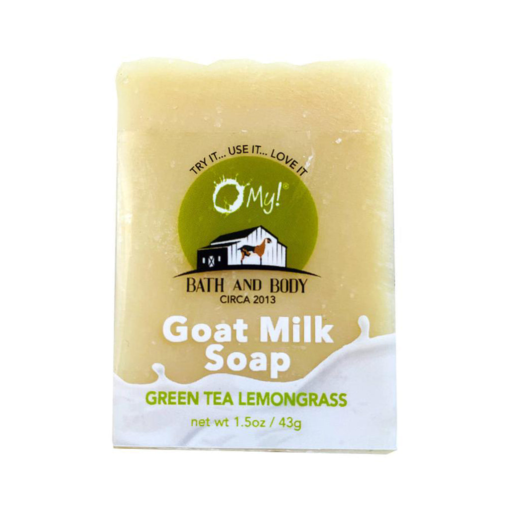 O My! Goat Milk Soap Bar Hotel Size 1.5oz Traveler | Made with Raw Goat Milk | Free of Parabens & More | Handcrafted USA