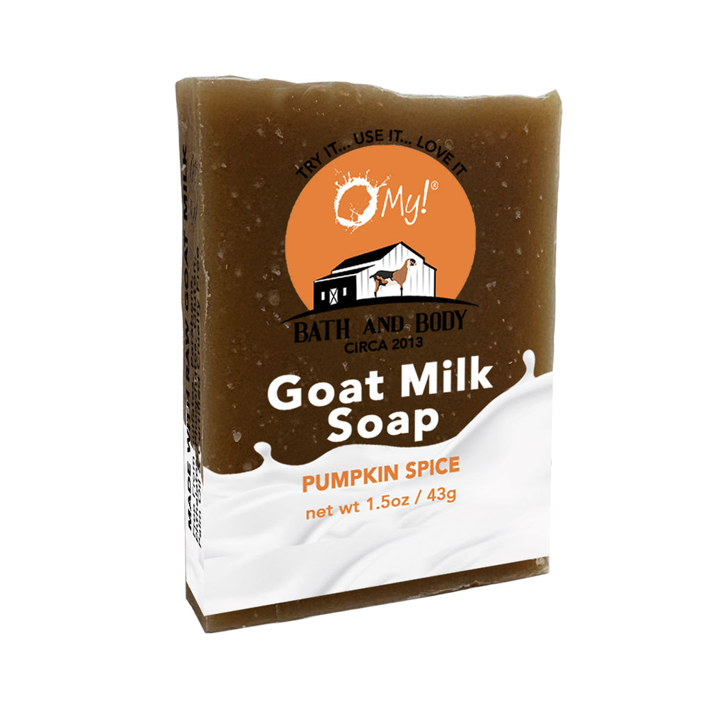 O My! Goat Milk Soap Bar Hotel Size 1.5oz Traveler | Made with Raw Goat Milk | Free of Parabens & More | Handcrafted USA