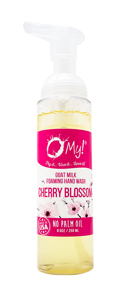 O My! Goat Milk Foaming Hand Wash | Rich, Creamy Foam | Made with Raw Goat Milk | Free of Parabens & More | Handcrafted in USA