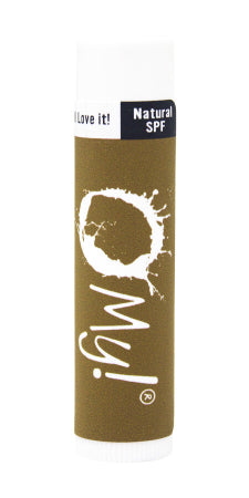 O My! Iced Mocha Coffee Goat Milk Lip Balm  with natural SPF and paraben free.  Made in USA