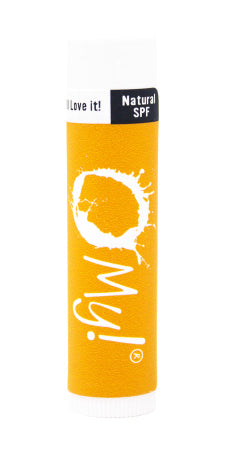 O My! Orange Sorbet Goat Milk Lip Balm  with natural SPF and paraben free.  Made in USA