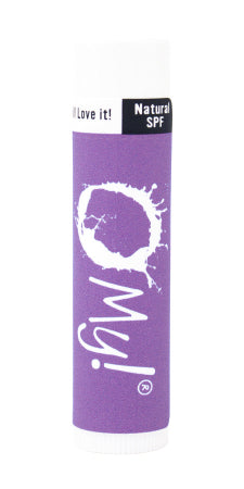 O My! Sugar & Fig Goat Milk Lip Balm  with natural SPF and paraben free.  Made in USA
