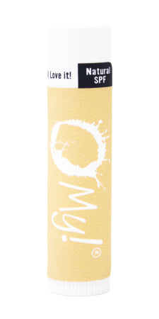 O My! Vanilla Latte Goat Milk Lip Balm  with natural SPF and paraben free.  Made in USA