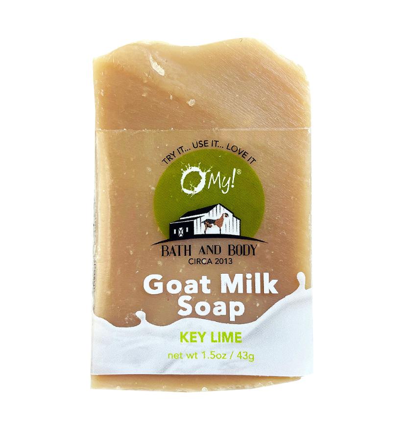 O My! Goat Milk Traveler Soap Bar 1.5oz Key Lime