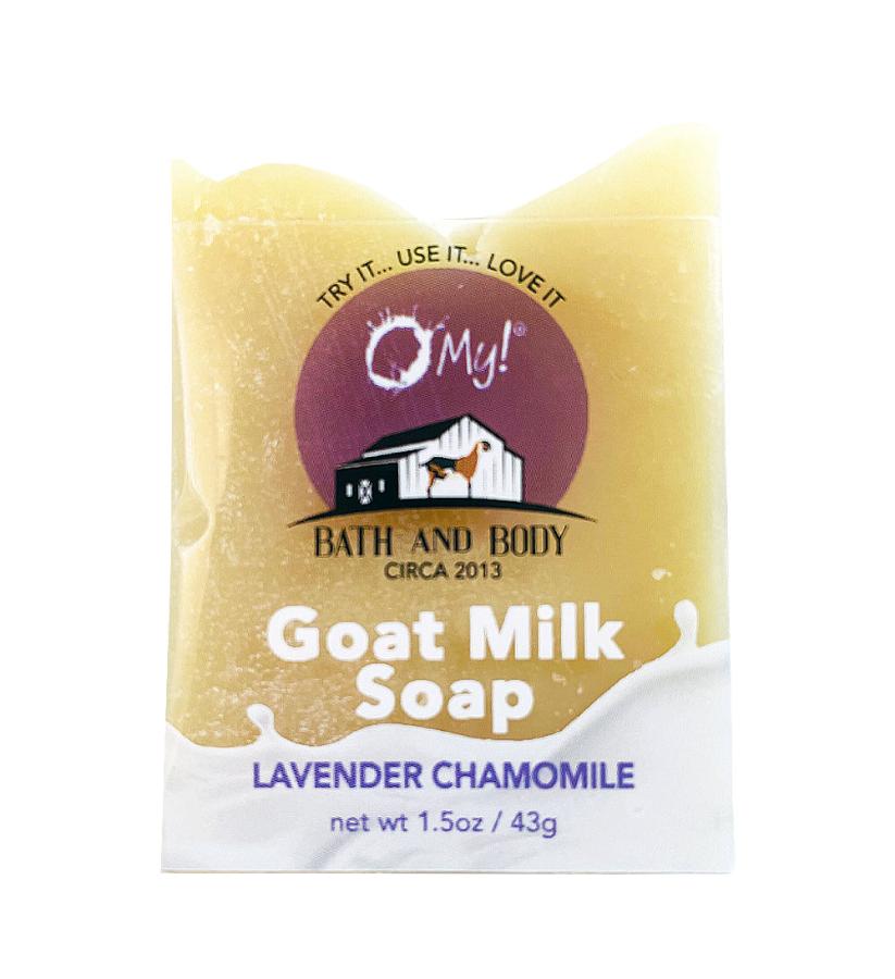 O My! Goat Milk Traveler Soap Bar 1.5oz Lavender Chamomile
