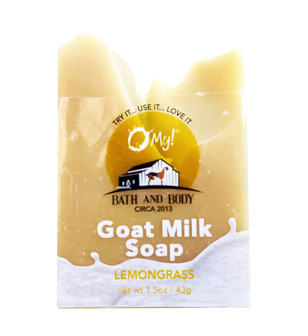 O My! Essential Oil Goat Milk Soap Bar 1.5oz Traveler | Made with Raw Goat Milk | Pure Essential Oils | Handcrafted USA