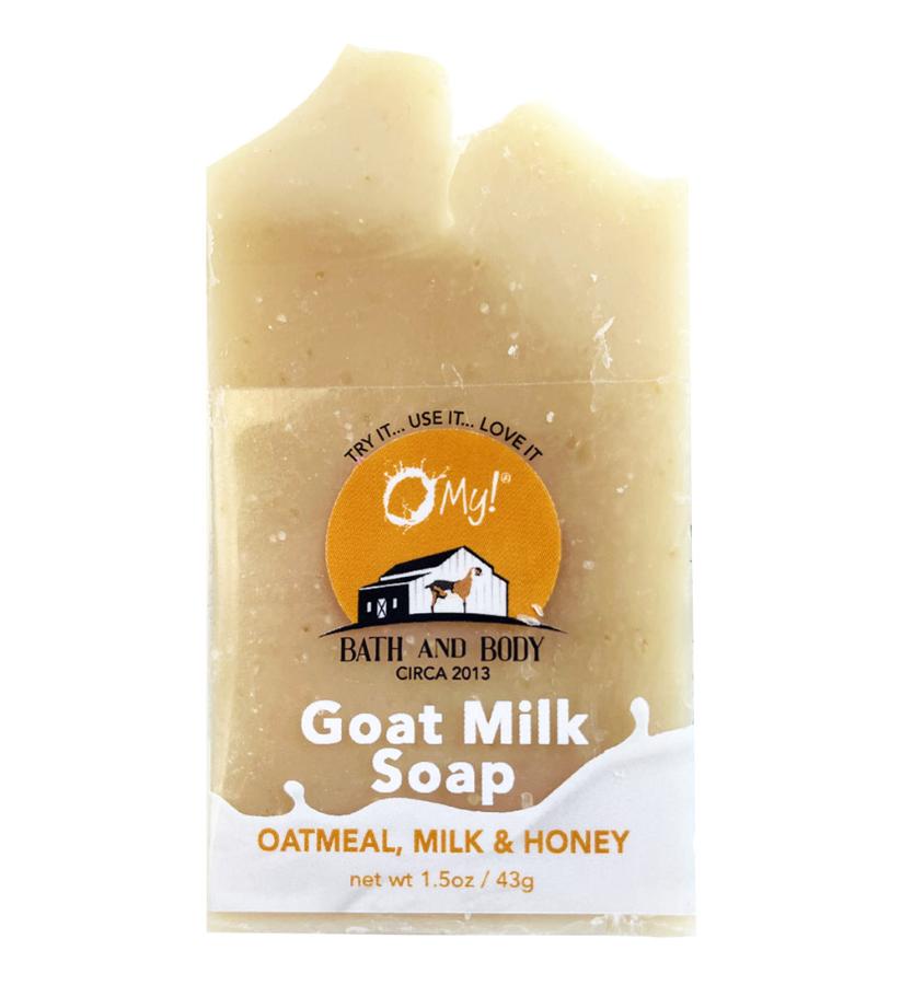 O My! Goat Milk Traveler Soap Bar 1.5oz Oatmeal Milk & Honey