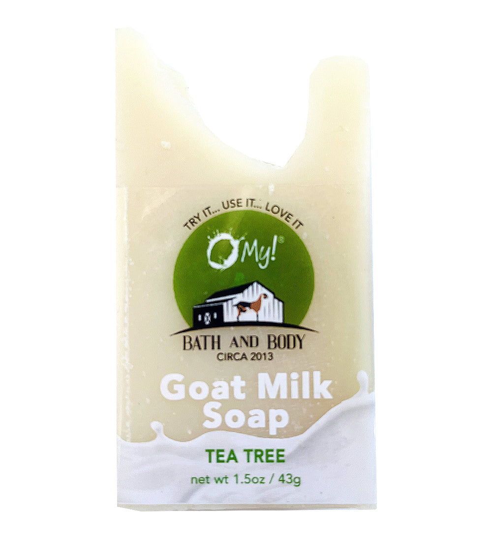 O My! Essential Oil Goat Milk Soap Bar 1.5oz Traveler | Made with Raw Goat Milk | Pure Essential Oils | Handcrafted USA