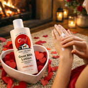 O My! Goat Milk 12oz Lotion | Made with Raw Goat Milk | Shea Butter and Vit E | Free of Parabens & More | Handcrafted in USA