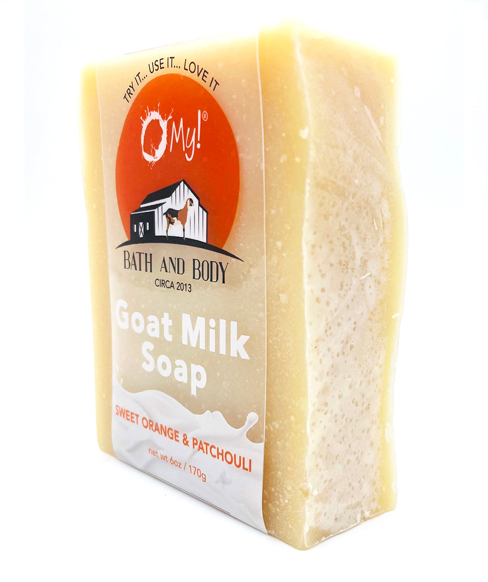 O My! Goat Milk Essential Oil Soap Bar | Made with Raw Goat Milk | 100% Pure Essential Oils | Free of Parabens | Handcrafted in USA
