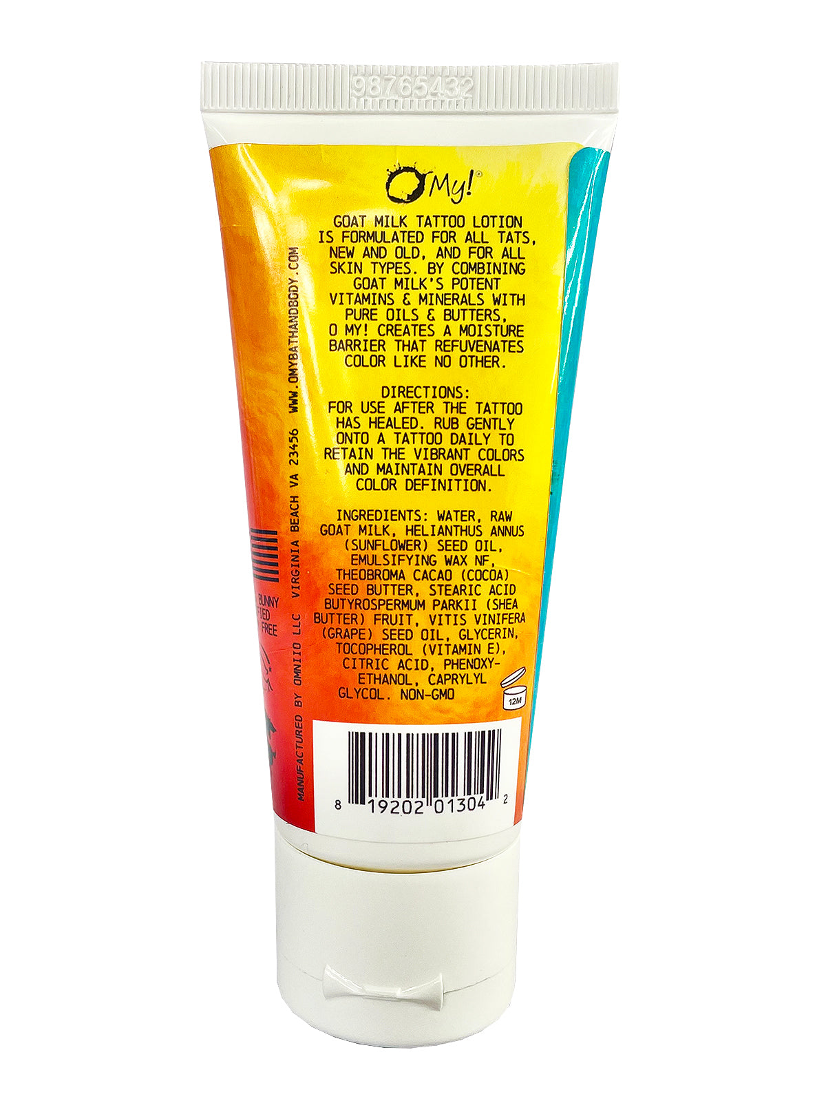 O My! Tattoo Lotion