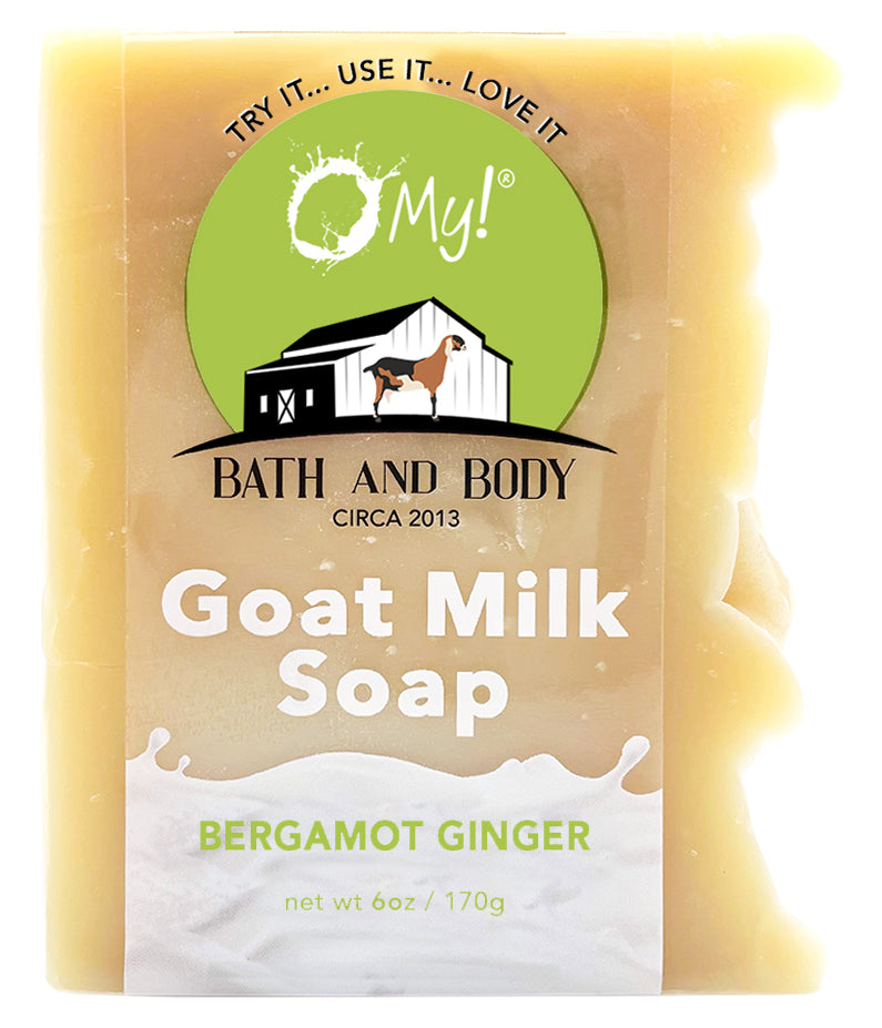 O My! Goat Milk Essential Oil Soap Bar | Made with Raw Goat Milk | 100% Pure Essential Oils | Free of Parabens | Handcrafted in USA