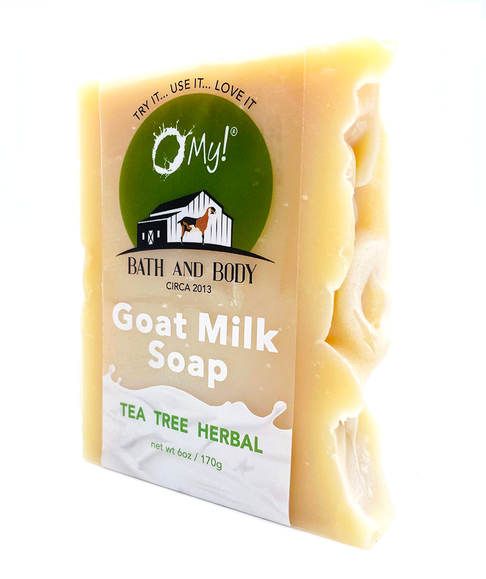 O My! Goat Milk Essential Oil Soap Bar | Made with Raw Goat Milk | 100% Pure Essential Oils | Free of Parabens | Handcrafted in USA