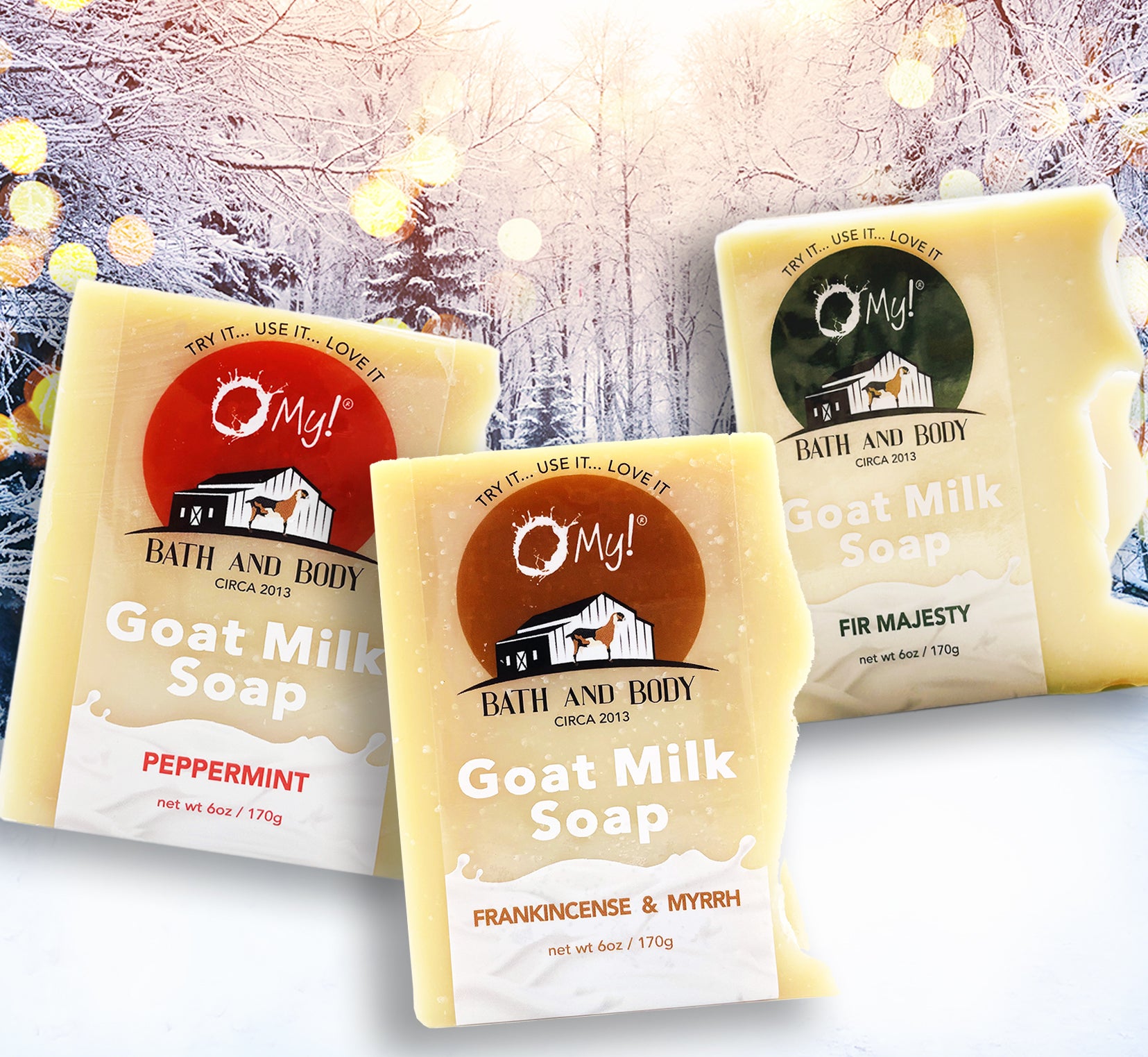 O My! Winter Wonderfest Soap Trio