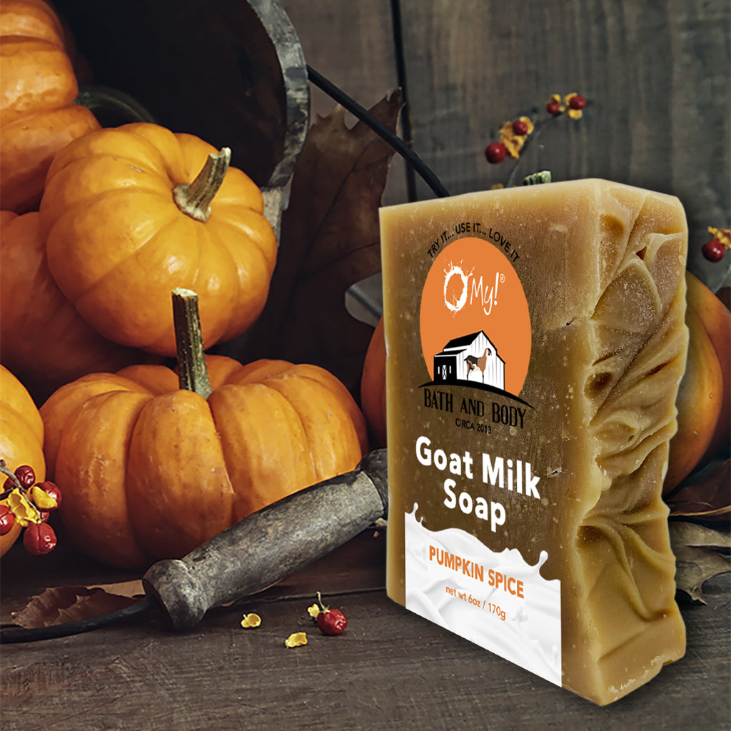 O My! Pumpkin Spice Goat Milk Soap - Available a Limited Time