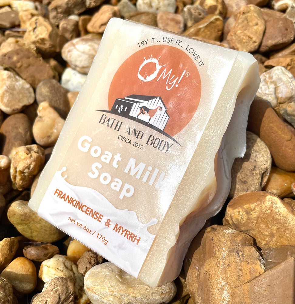 O My! Goat Milk Essential Oil Soap Bar | Made with Raw Goat Milk | 100% Pure Essential Oils | Free of Parabens | Handcrafted in USA
