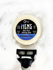 O My! Goat Milk Shaving Soap | Free of Parabens & More | Shea Butter and Vit E | Handcrafted in USA