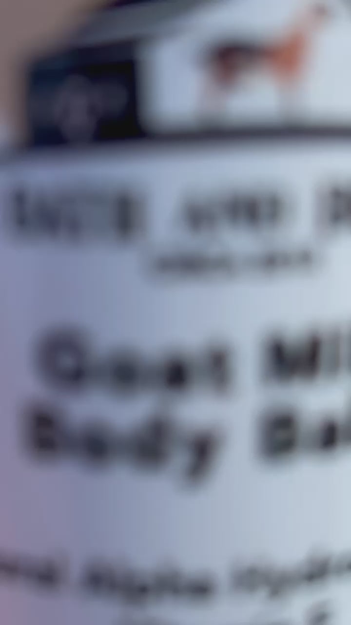 O My! Goat Milk Body Balm Video showing how it's used and what it looks like after being used.