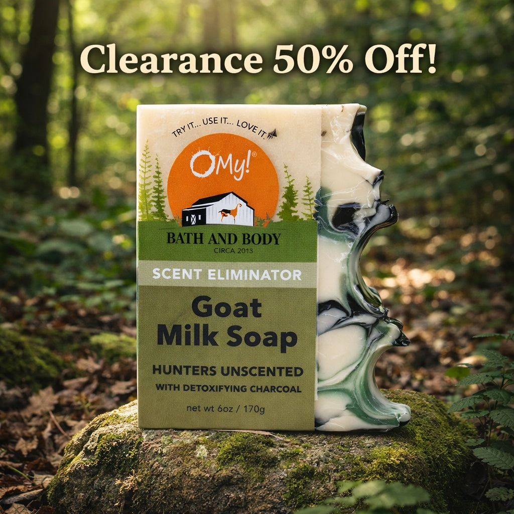 O My! Goat Milk Artisan Hunting Soaps | Made with Raw Goat Milk | Free of Parabens & More | Handcrafted USA