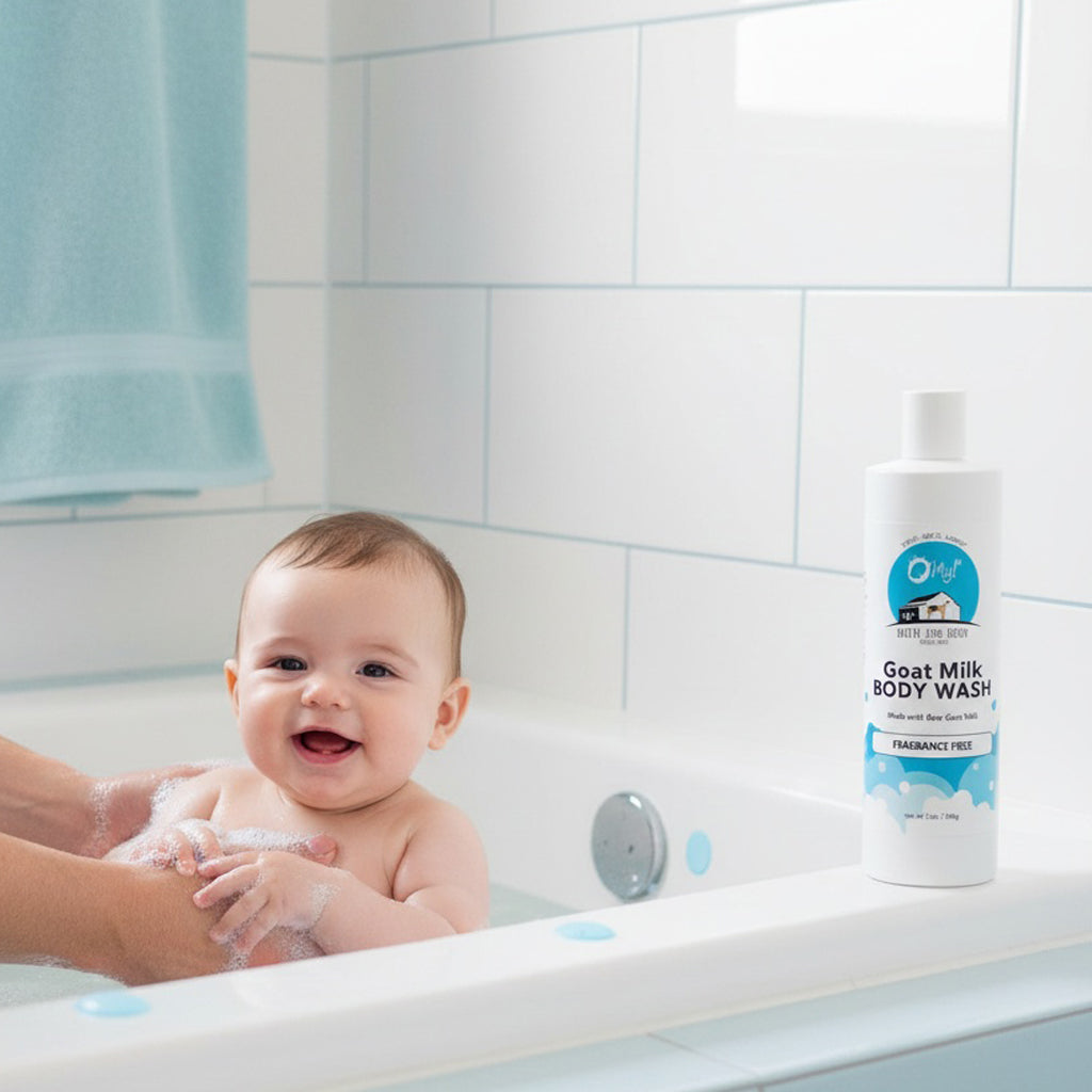 O My! Goat Milk Body Wash | Excellent for all Skin Types | Free of Parabens & More | Handcrafted in USA