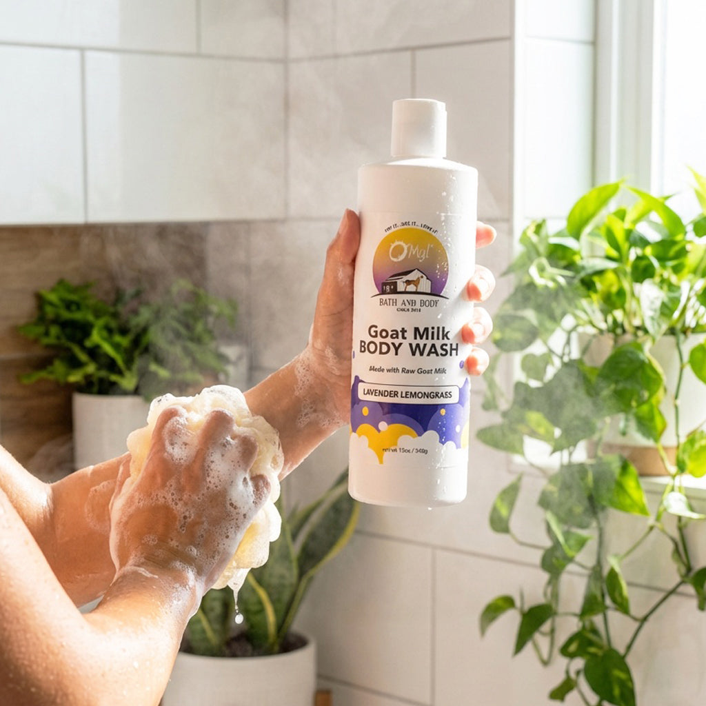 O My! Goat Milk Body Wash | Excellent for all Skin Types | Free of Parabens & More | Handcrafted in USA