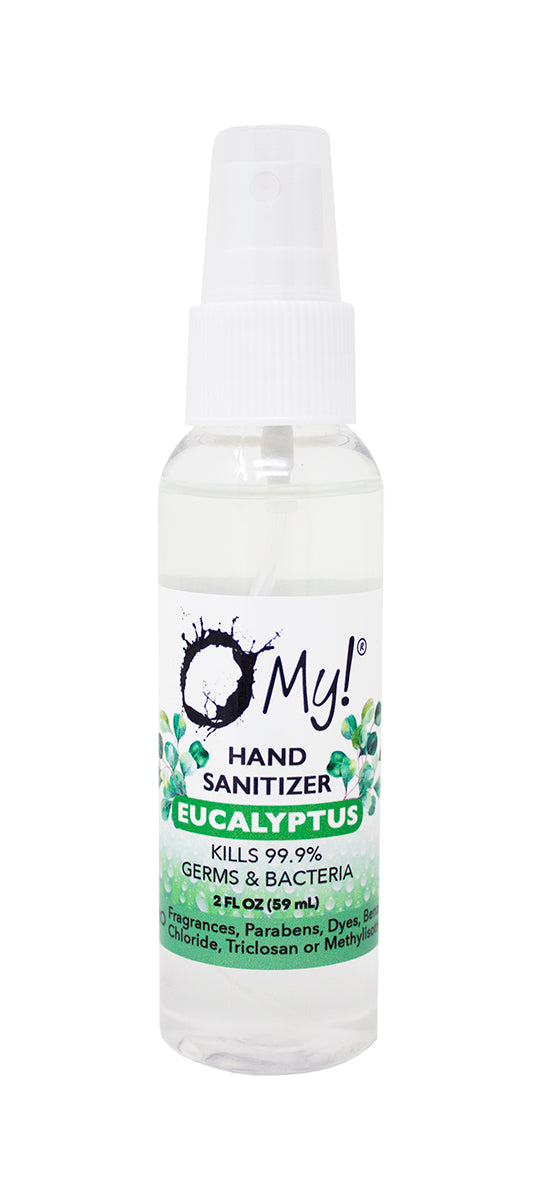 O My! Hand Sanitizer | Free from, Parabens, Dyes, Benzalkonium Chloride, Triclosan and Methylisothiazolinone | Made in USA