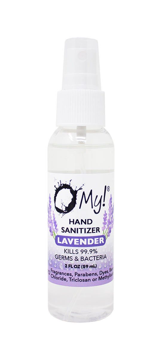 O My! Hand Sanitizer | Free from, Parabens, Dyes, Benzalkonium Chloride, Triclosan and Methylisothiazolinone | Made in USA