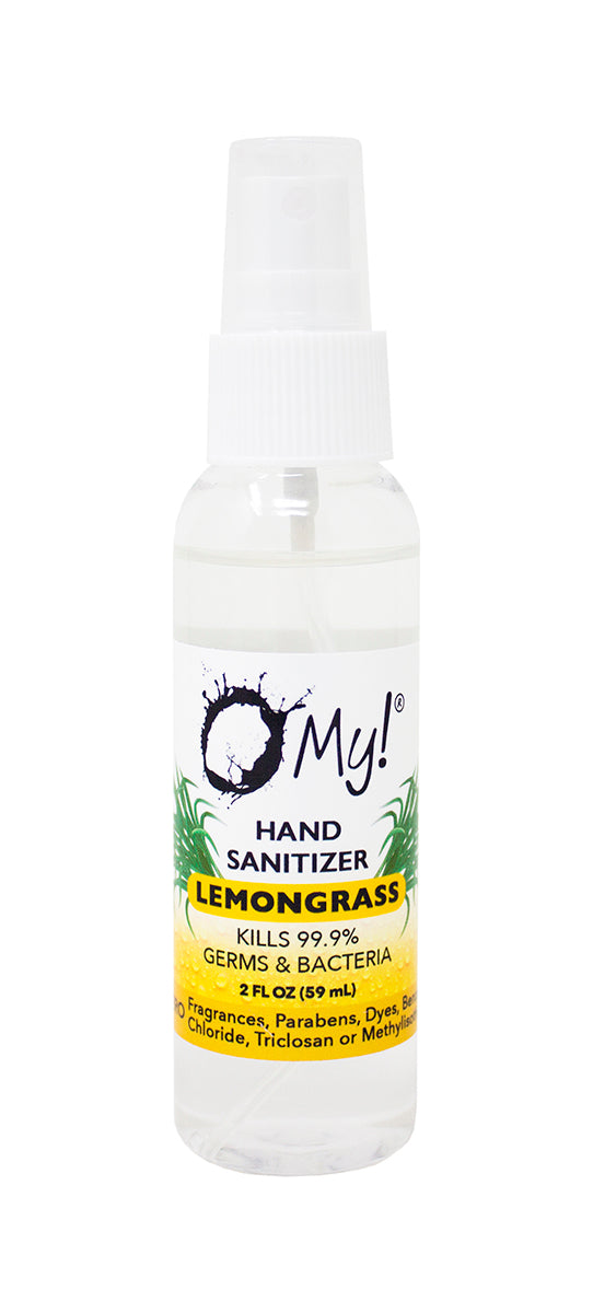 O My! Hand Sanitizer | Free from, Parabens, Dyes, Benzalkonium Chloride, Triclosan and Methylisothiazolinone | Made in USA