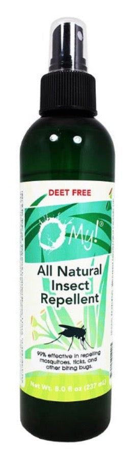 O My! All Natural Insect Repellent 8oz Make the Bugs Flee, The